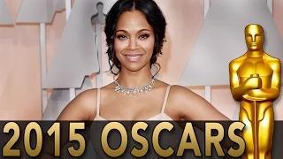 Watch Oscars 2015: Zoe Saldana's Post-Baby Debut is Amazing  Video