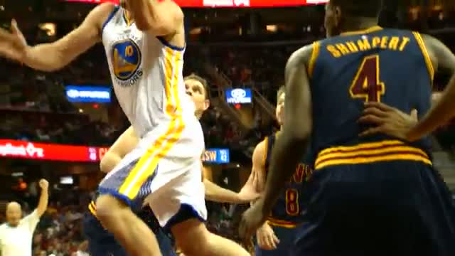Watch NBA: Curry's Warriors Battle James' Cavs in Super Slow-Mo Video