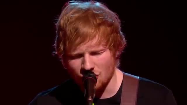 Watch Ed Sheeran performs 'Bloodstream' - BRIT Awards 2015 Video