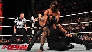 Watch Roman Reigns & Daniel Bryan vs. Randy Orton & Seth Rollins: WWE Raw, February 23, 2015 Video