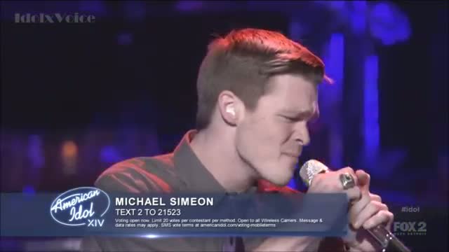 Watch American Idol 2015 (Top 12 Guys) - Michael Simeon - How Am I Supposed to Live Without You Video