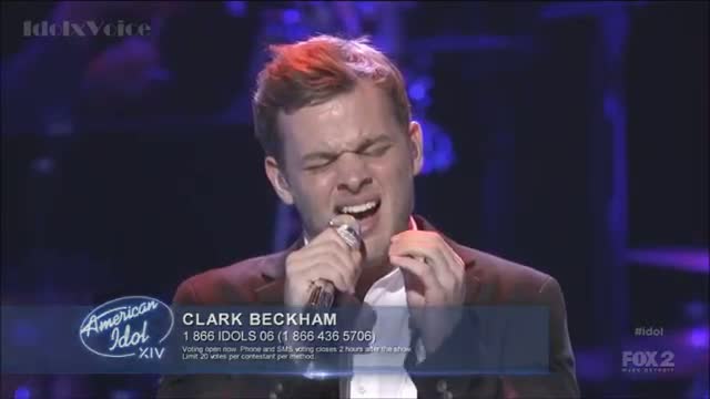 Watch American Idol 2015 (Top 12 Guys) - Clark Beckham - When a Man Loves a Woman Video