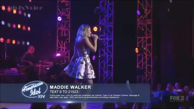 Watch American Idol 2015 (Top 12 Girls) - Maddie Walker - Love Gets Me Everytime Video