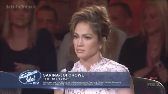 Watch American Idol 2015 (Top 12 Girls) - Sarina Joi Crowe - Mamma Knows Best Video