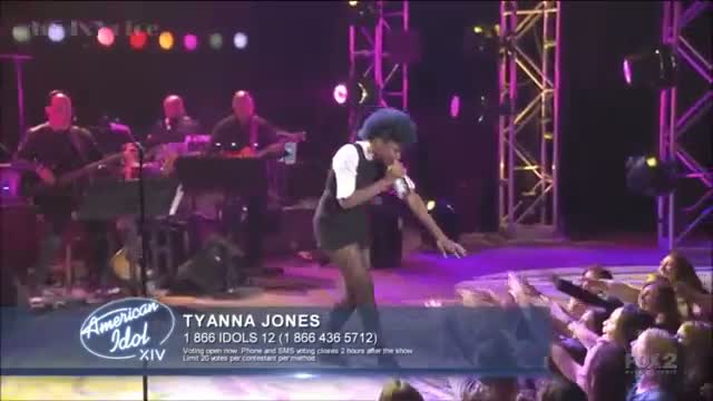 Watch American Idol 2015 (Top 12 Girls) - Tyanna Jones - Lips Are Moving Video
