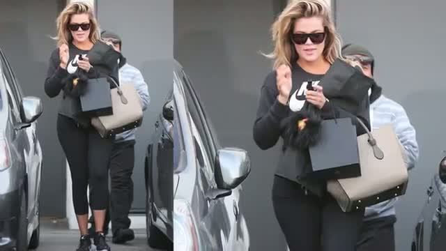 Watch Khloe Kardashian Butt Exposed In Sheer Pants Video