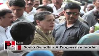 Watch Inspiring Congress President Sonia Gandhi - a genuine person, energetic leader Video