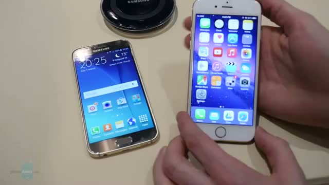 Watch Samsung Galaxy S6 vs Apple iPhone 6: first look Video