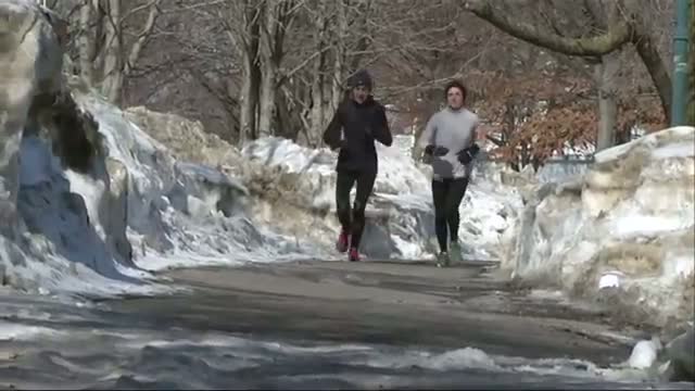 Watch Road to Boston Marathon Caked in Snow and Ice  Video