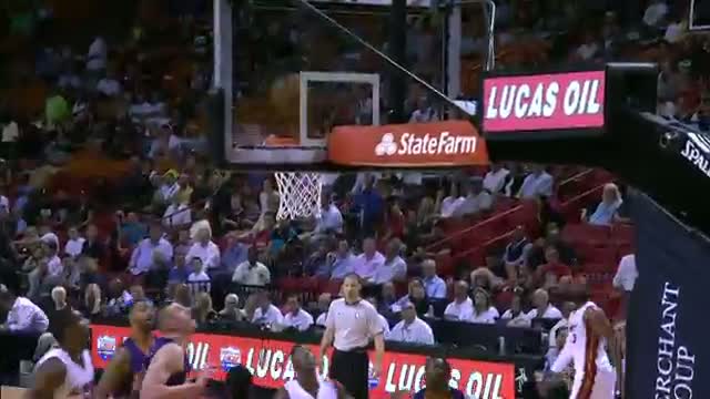 Watch NBA: Whiteside Battles Inside and Slams it Down on Alex Len Video