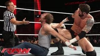 Watch Dean Ambrose vs. Bad News Barrett: WWE Raw, March 2, 2015 Video