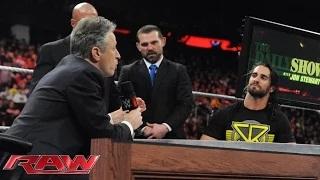 Watch "The Daily Show with Seth Rollins": WWE Raw, March 2, 2015 Video