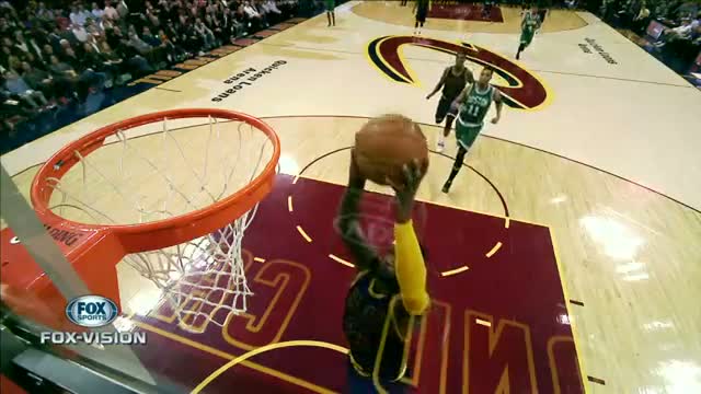Watch LeBron Goes Behind-the-Back for the Sweet Finish Video