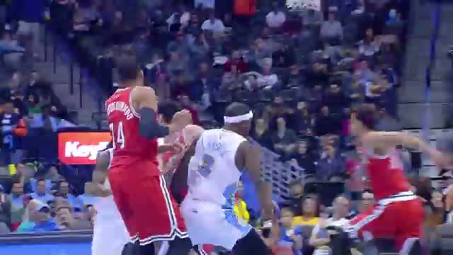 Watch Kenneth Faried Throws Down the Monster Jam on Michael Carter-Williams Video
