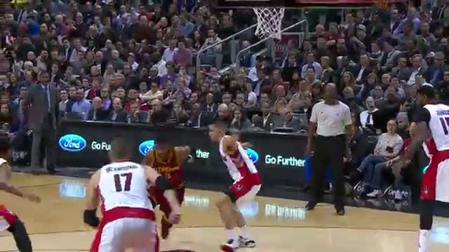 Watch NBA: Kyrie Irving Freezes Defender and Drops the Acrobatic Layup Video