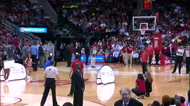 Watch NBA: Houston Rockets Fan is First to Make $25,000 Half-Court Shot Video