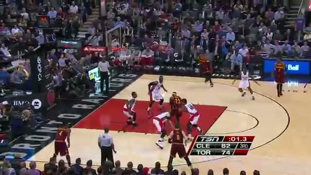 Watch NBA: Lebron James Has Double-Double Matching Season-High 14-Assists Video