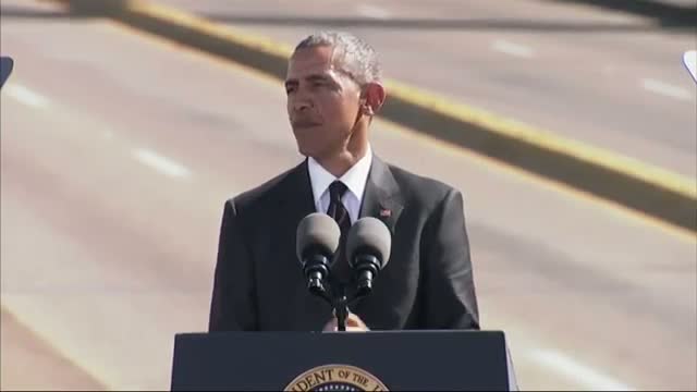 Watch President Marks Civil Rights Milestone in Selma  Video
