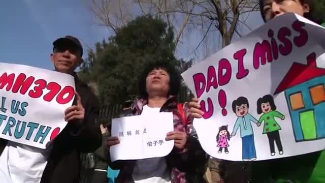 Watch Families Mark Anniversary of Flight MH370  Video