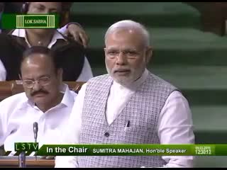 Watch PM Modi in LS on Masarat Alam issue Video
