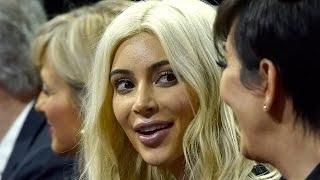 Watch White Hot! KIM KARDASHIAN Goes Blonder & MILEY CYRUS reacts! Video