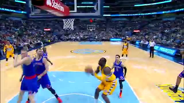 Watch NBA: Danilo Gallinari Cooks Up the Fancy Dish to Hickson Video