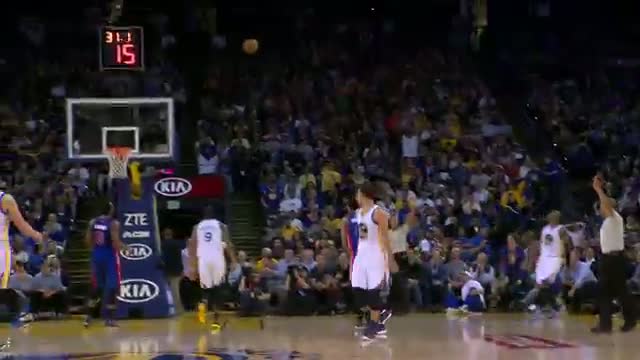 Watch NBA: Stephen Curry's Effortless Behind-the-Back Assist to Barbosa Video