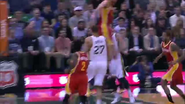 Watch NBA: Rudy Gobert Rises to Posterize Terrence Jones  Video