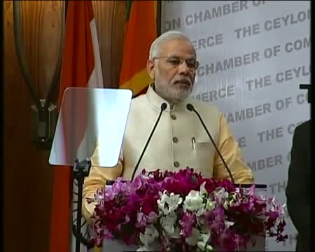 Watch PM Modi's address at business meeting in Sri Lanka Video