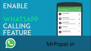 Watch How to Enable Whatsapp Voice Calling Feature Video