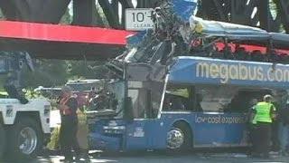Watch Driver in Syracuse Megabus crash has Died Video