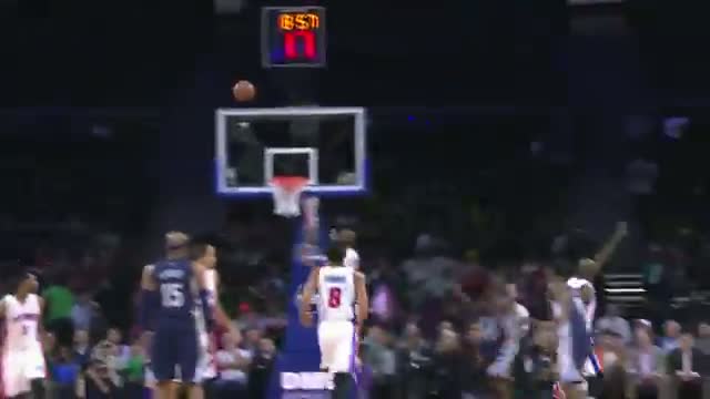 Watch NBA: Nick Calathes Finds Jeff Green for the Alley-Oop Jam Video