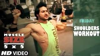 Watch SHOULDERS WORKOUT - "MUSCLE SIZE 5x5" Video