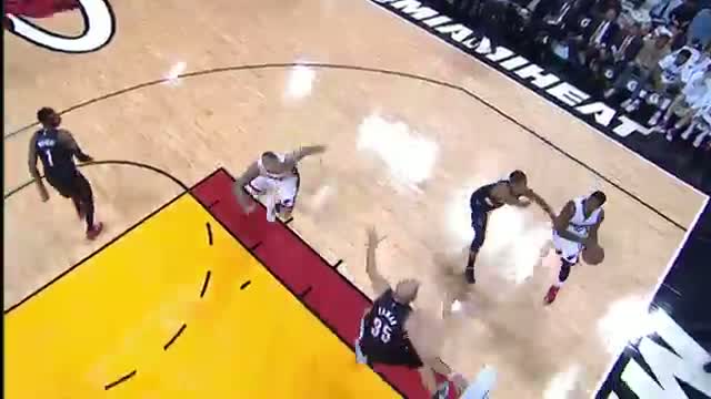 Watch NBA: Chris Andersen Soars Over Chris Kaman for the Alley-Oop Finish  Video