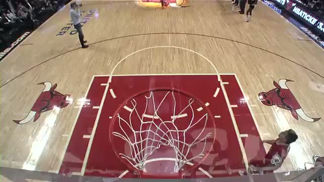 Watch NBA: Bulls Fan Sinks Half-Court Shot, Gets Tackled by Benny the Bull  Video
