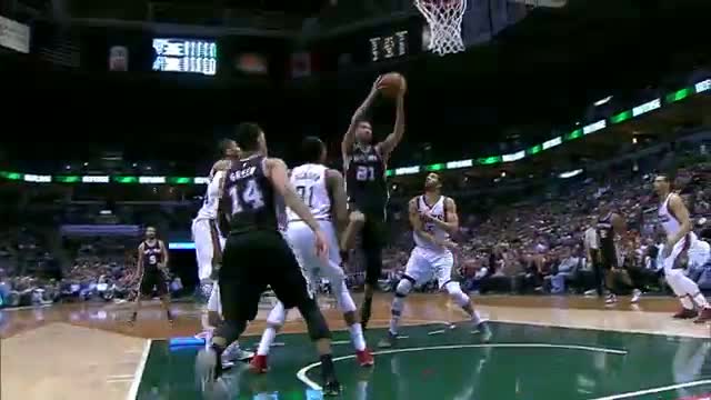 Watch NBA: Tim Duncan Scores 10,000th Career Field Goal  Video