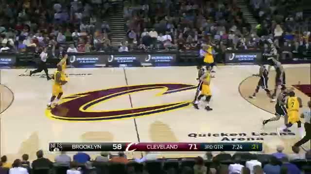 Watch NBA: Kyrie Irving Connecting with Timofey Mozgov  Video