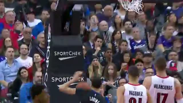 Watch NBA: Zach LaVine Crosses Over for the Double-Clutch Smash  Video