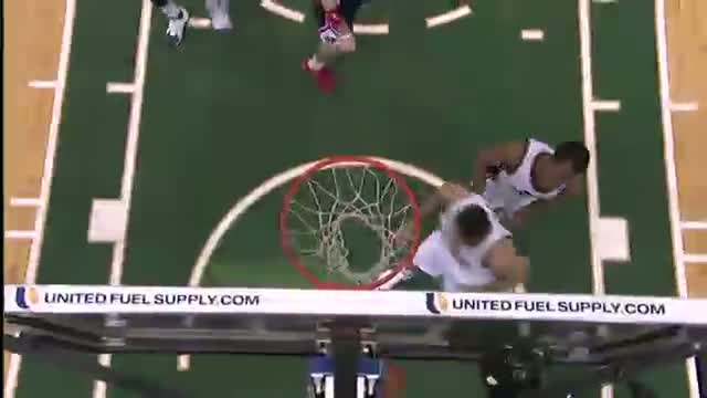 Watch NBA: Nene Rolls to the Rim for the Poster Dunk on Rudy Gobert  Video