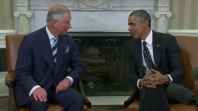 Watch Obama, Biden Meet With UK Royal Couple  Video