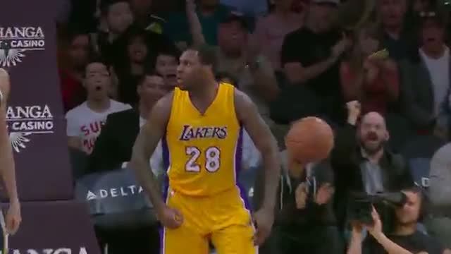 Watch NBA: Clarkson Feeds Black for the Powerful Jam  Video