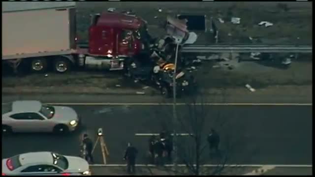 Watch Wrong-Way Crash Kills NJ Cop, Injures  Video