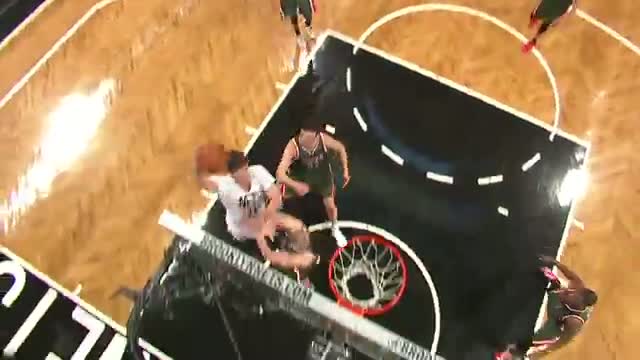 Watch NBA: Brook Lopez Flies to Posterize Ersan Ilyasova  Video