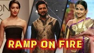 Watch Riteish, Shraddha, Vidya Walk For Lakme Fashion Week Video