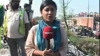Watch 30 die as train derails near Rae Bareli in Uttar Pradesh, 50 people injured Video