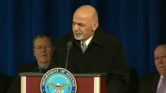 Watch Afghan President Thanks US for Sacrifice  Video