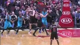 Watch NBA: Nikola Mirotic Drops the Boom on Jason Maxiell Video