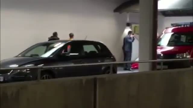 Watch People Gather at German Airport After Crash  Video