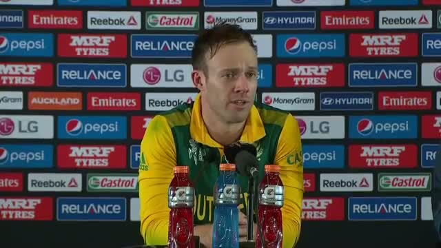 Watch AB Devilliers Emotional Crying speech after South Africa vs New Zealand Semi Final Match 2015 Video