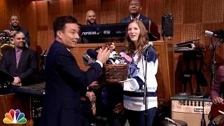 Watch "Villanova Piccolo Girl" Sits In With The Roots - The Tonight Show Starring Jimmy Fallon Video